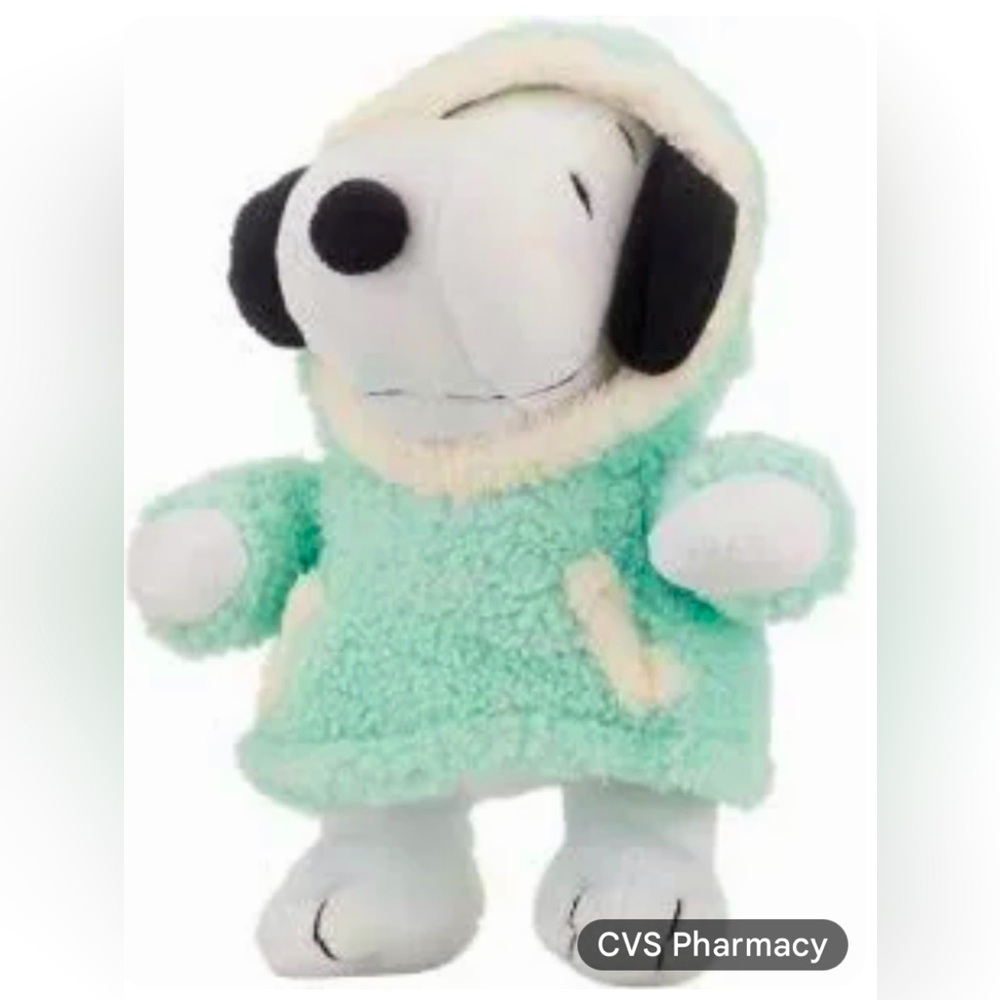 NWT 2024 Plush Snoopy Soft Hooded Sherpa Jacket CVS Exclusive Christmas 2024